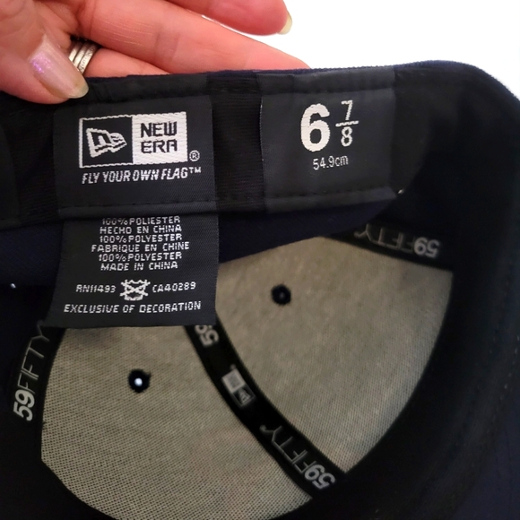 Chicago Bears 59fifty NEW ERA Fitted Hat size 6 7/8 NFL official - Picture 4 of 11